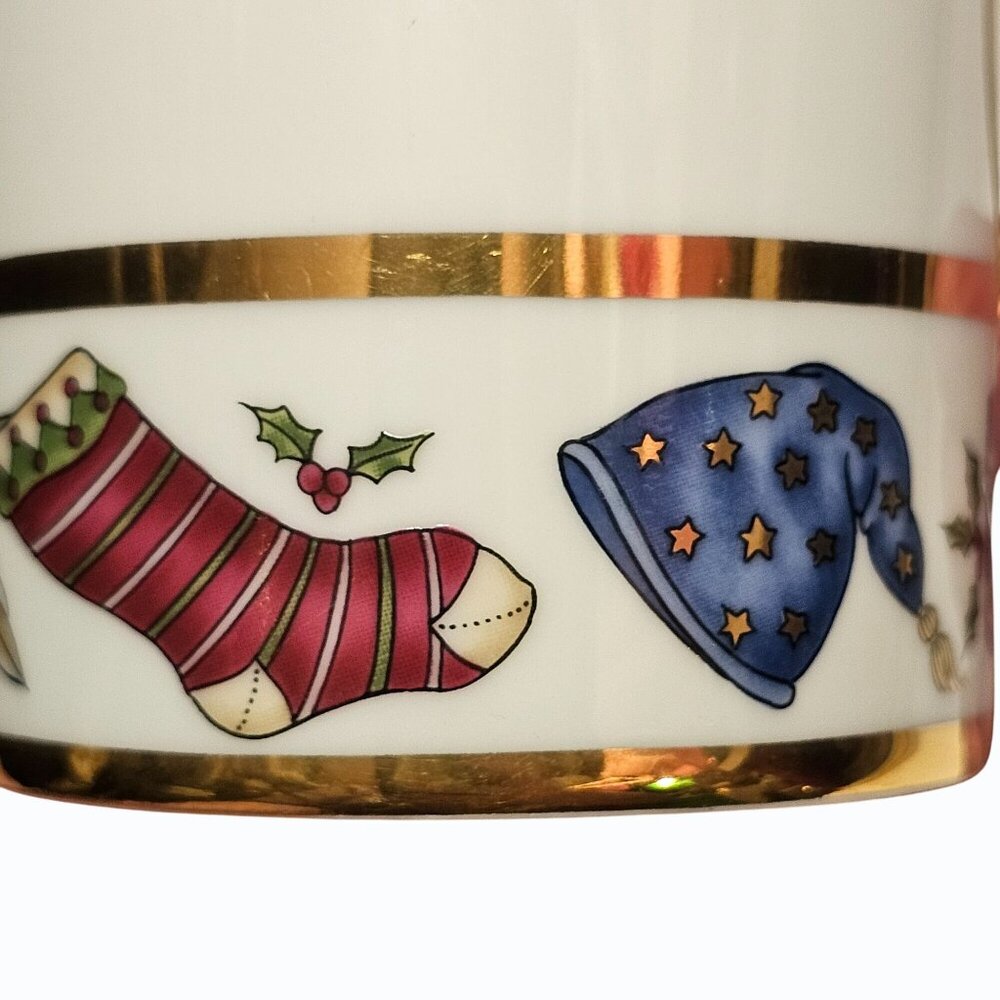 Rare Dickens Department 56 Christmas Mug Made in Japan - Picture 8 of 13